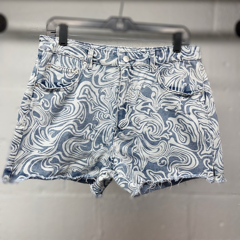 Denim shorts